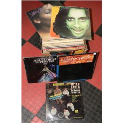 BOX OF MIXED RECORDS ROCK AND POP INCLUDING