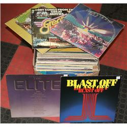 BOX OF MIXED RECORDS ROCK AND POP INCLUDING