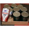 Image 1 : ESSO AND HUSKY OIL CANS-FULL