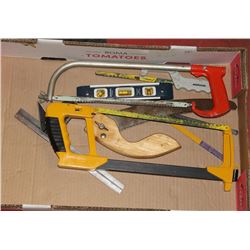 FLAT W/4 SAWS, LEVEL, SQUARE, EXTRA