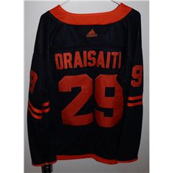 NEW OILERS THIRD JERSEY #29 DRAISAITL SIZE XL.