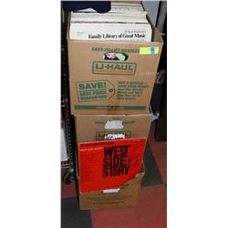 3 BOXES OF MIXES RECORDS