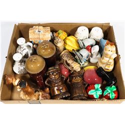 LOT OF 13 COLLECTIBLE SALT & PEPPER