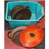 Image 1 : LE CREUSET AND CAST IRON