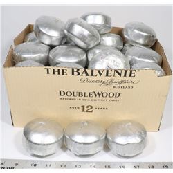 LARGE LOT OF SILVER CANDLES