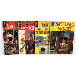 LOT OF 5 VINTAGE COMICS.