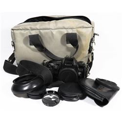 CANON EOS 300 CAMERA WITH SOME LENSES, SOFT