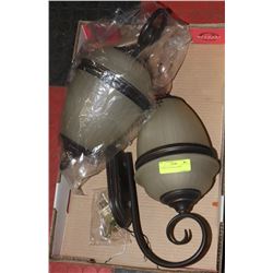 2 LARGE OUTDOOR LIGHTS