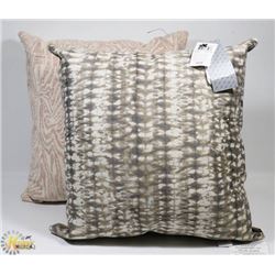 2 NEW DECORATIVE PILLOWS FROM BLOOMINGDALES