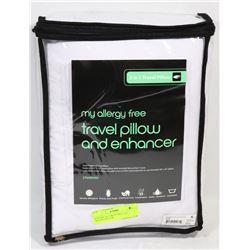 NEW MY ALLERGY FREE 2 IN 1 TRAVEL PILLOW