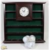 Image 1 : COLLECTIBLE GOLF BALL DISPLAY CLOCK