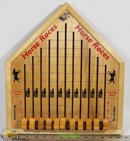 WOODEN HORSE RACE GAME