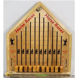 WOODEN HORSE RACE GAME