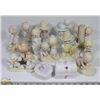 FLAT OF 15 PRECIOUS MOMENT PORCELAIN STATUES