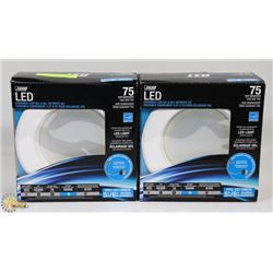 TWO LED EASY FIT POT LIGHTS NEW IN BOX