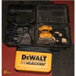 PORTER CABLE PALM SANDER IN CASE, DEWALT PALM