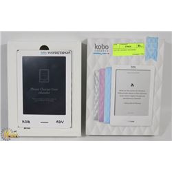 LOT OF 2 KOBO E-READERS