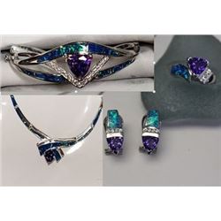 Custom Tanzanite Earring & Pendant Set (back up bidder, optional)