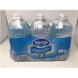 Lot of Nestle Pure Life Natural Spring Water (3 x 4L)