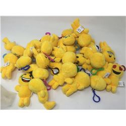 Lot of Plush Emoji Keychains