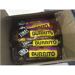 Case of Frozen Tinas Beef & Bean Burritos