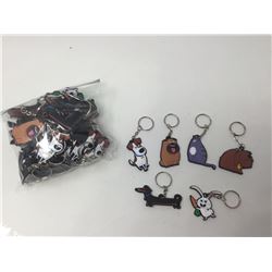 Lot of Life of Pets Assorted Keychains