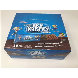 Lot of Kellogg's Rice Krispies Double Chocolatey Chunk Bars (12 x 85g)