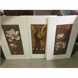 Lot of Matted Photos (approx 48 inch x 14 inch)