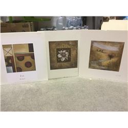 Lot of Matted Art work (approx 24 x 24)