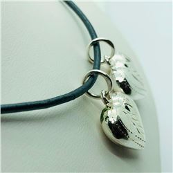Silver Heart Shaped Pendant, Suggested Retail Value $60
