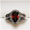 Image 2 : Silver Garnet Ring, Suggested Retail Value $120