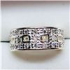 Image 2 : Silver Cubic Zirconia Ring (~weight 5.8g), Suggested Retail Value $140
