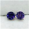 Image 2 : Silver Amethyst 2In1 Earrings, Suggested Retail Value $160