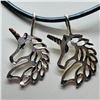 Image 2 : Silver Unicorn Pendant, Suggested Retail Value $50