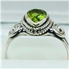 Image 3 : Silver Peridot Ring (~weight 4.1g), Suggested Retail Value $160