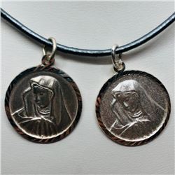 Silver W/ Chord Pendant, Suggested Retail Value $100