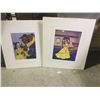 Image 1 : Lot of Matted Art Prints (Approx 24 x 32 inch)