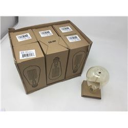 Lot of 6 Filament Bulbs- E26 40W