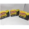 Image 1 : Lot of Glad Black Regular Garbage Bags (3 x 10 x 74L bags)
