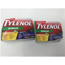 Lot of Tylenol Extra Strength Day and Night Sinus Tabs (20 x 2)