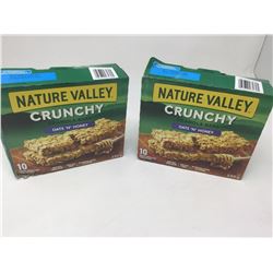 Lot of Nature Valley Crunch Oat's 'N Honey Granola Bars (2 x 10)