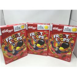 Lot of Kellogg's Fruit Loop Cereal (3 x 345g)