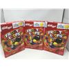 Image 1 : Lot of Kellogg's Fruit Loop Cereal (3 x 345g)