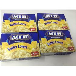 Lot of Act II Butter Lovers Micorwave Popcorn (4 x 3)