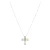 Image 2 : 1 ctw Diamond Pendant With Chain - 14KT White Gold