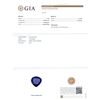 Image 7 : GIA Cert 11.22 ctw Tanzanite and Diamond Ring - 14KT White Gold