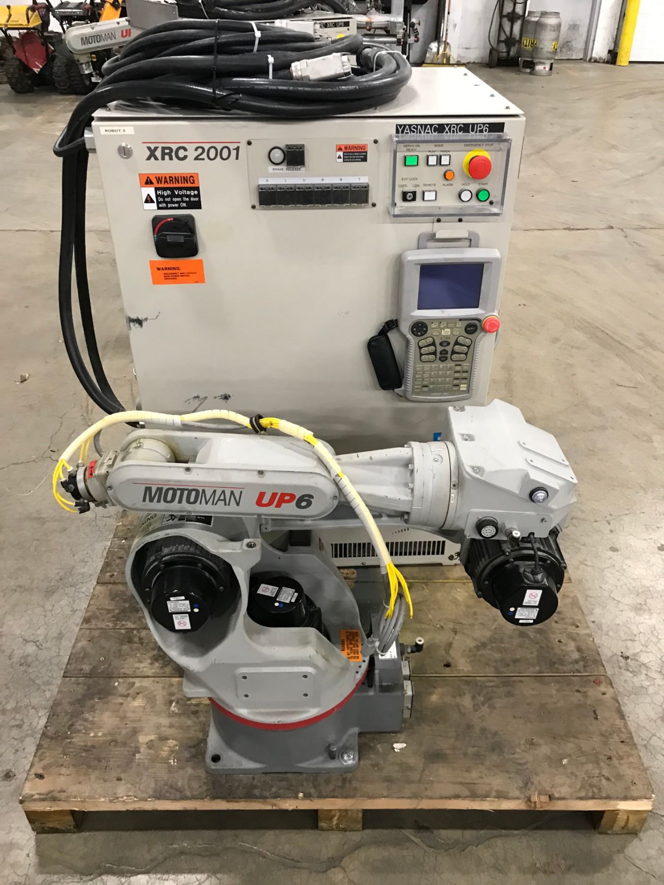 Xrc Robotics 2000 Motoman UP6 Robot w/ XRC 2001 Control - BTM Industrial