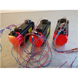 (3) FANUC A06B-0116-B804 AC SERVO MOTOR