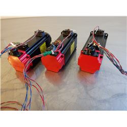 (3) FANUC A06B-0116-B804 AC SERVO MOTOR