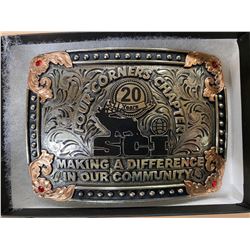 Custom Made SCI Belt Buckle by Tres Rios and SCI Lifetime Membership
